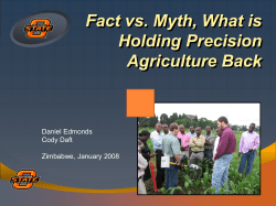 4:45 Fact vs. Myth, What is Holding Precision Agriculture Back?