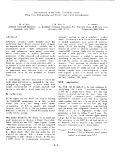 Determination of the Model Uncertainty Factor Using Cross
