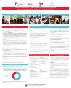 implementation of joint action on improving quality in hiv prevention