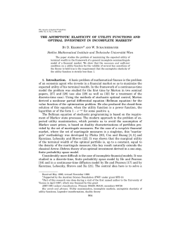 The asymptotic elasticity of utility functions and optimal
