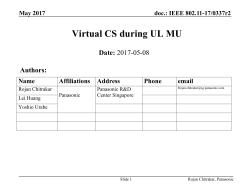 May 2017 - IEEE Mentor