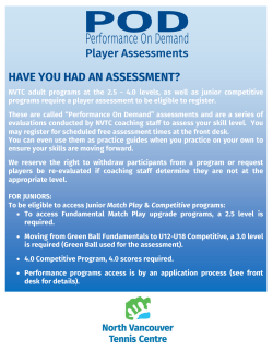 player assessment