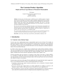 The Cartesian Product Algorithm