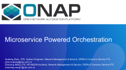 Microservice Powered Orchestration - the OPEN