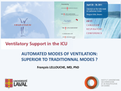 Automated Modes of Ventilation