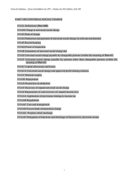 Part 18D - Universal Social Charge