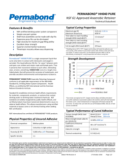 HH040 Pure - Permabond Engineering Adhesives