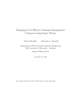Designing Cost Effective Demand Management Contracts using