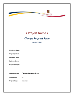 Change Request Form