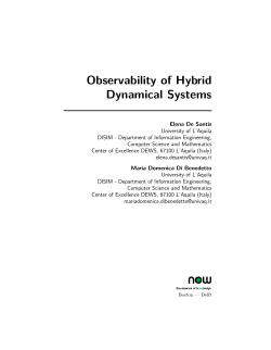 Observability of Hybrid Dynamical Systems