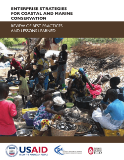 enterprise strategies for coastal and marine conservation review of