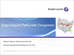 approx with congestion poly(log log N)