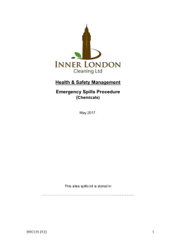 Emergency Spill Procedure DOC135(V2).