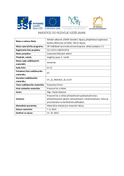 garlic lover - SOU stavebn&iacute;, Opava, po