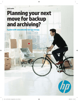Planning your next move for backup and archiving?