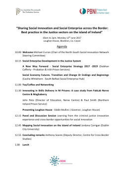 Social Enterprise Strategy 2017 - The Centre for Cross Border Studies