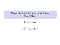 Merge Strategies for Merge-and-Shrink