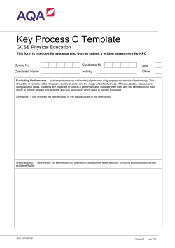 Key Process C Template