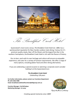 The Breakfast Creek Hotel