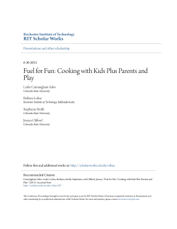 Fuel for Fun: Cooking with Kids Plus Parents and Play