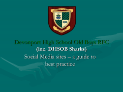 Devonport High School Old Boys RFC (Stonehouse Sharks)