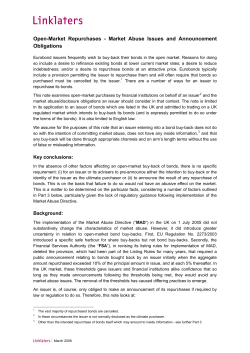 Open-Market Repurchases