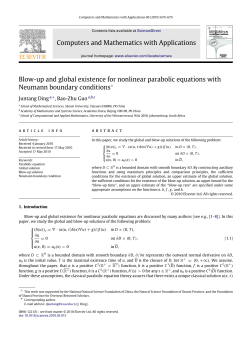 Blow-up and global existence for nonlinear parabolic equations with