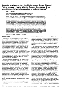 Acoustic Environment of the Hatteras and Nares Abyssal Plains