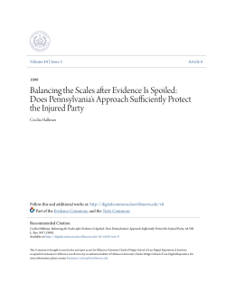 Balancing the Scales after Evidence Is Spoiled