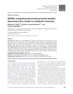 tEFMA: computing thermodynamically feasible