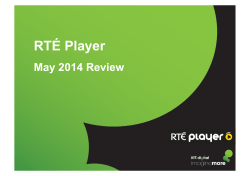 RT&Eacute; Player - RTE Digital
