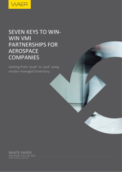 seven keys to win- win vmi partnerships for