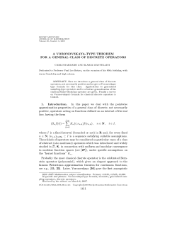 A VORONOVSKAYA-TYPE THEOREM FOR A GENERAL CLASS