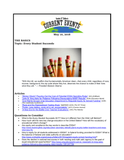 Every Student Succeeds - Classroom Law Project