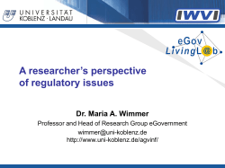 A researcher`s perspective of regulatory issues