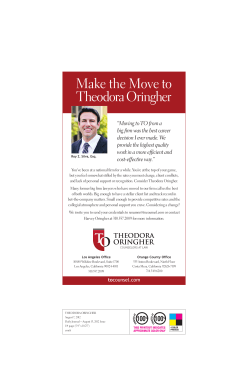 Make the Move to Theodora Oringher