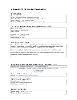 principles of microeconomics