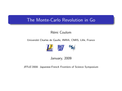 The Monte-Carlo Revolution in Go