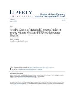 Possible Causes of Increased Domestic Violence among Military