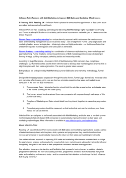Inflexion-Point Partners with MathMarketing to Improve B2B Sales