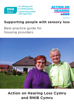 Supporting people with sensory loss