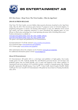 G5`s New Game &ndash; Deep Town: The Twin Candles &ndash; Hits the App