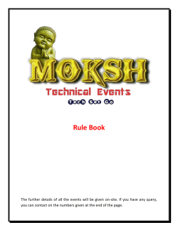 Entry Fee = Rs.100 / Team Technical Quiz