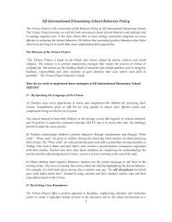 SJI International Elementary School Behavior Policy