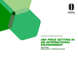 abf price setting in an international environment