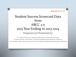 ARCC 2.0 Year Ending 2011-2012 - San Bernardino Valley College