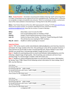 Pastel Society of Southeast Texas Exhibition at Pearl Fincher