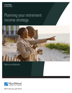 Planning your retirement income strategy - FieldNet