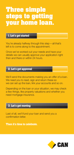 Application Checklist