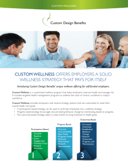 custom wellness offers employers a solid wellness strategy that pays